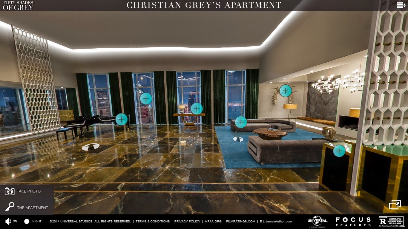 FÃ£s de 50 Tons podem conhecer o apartamento de Christian Grey